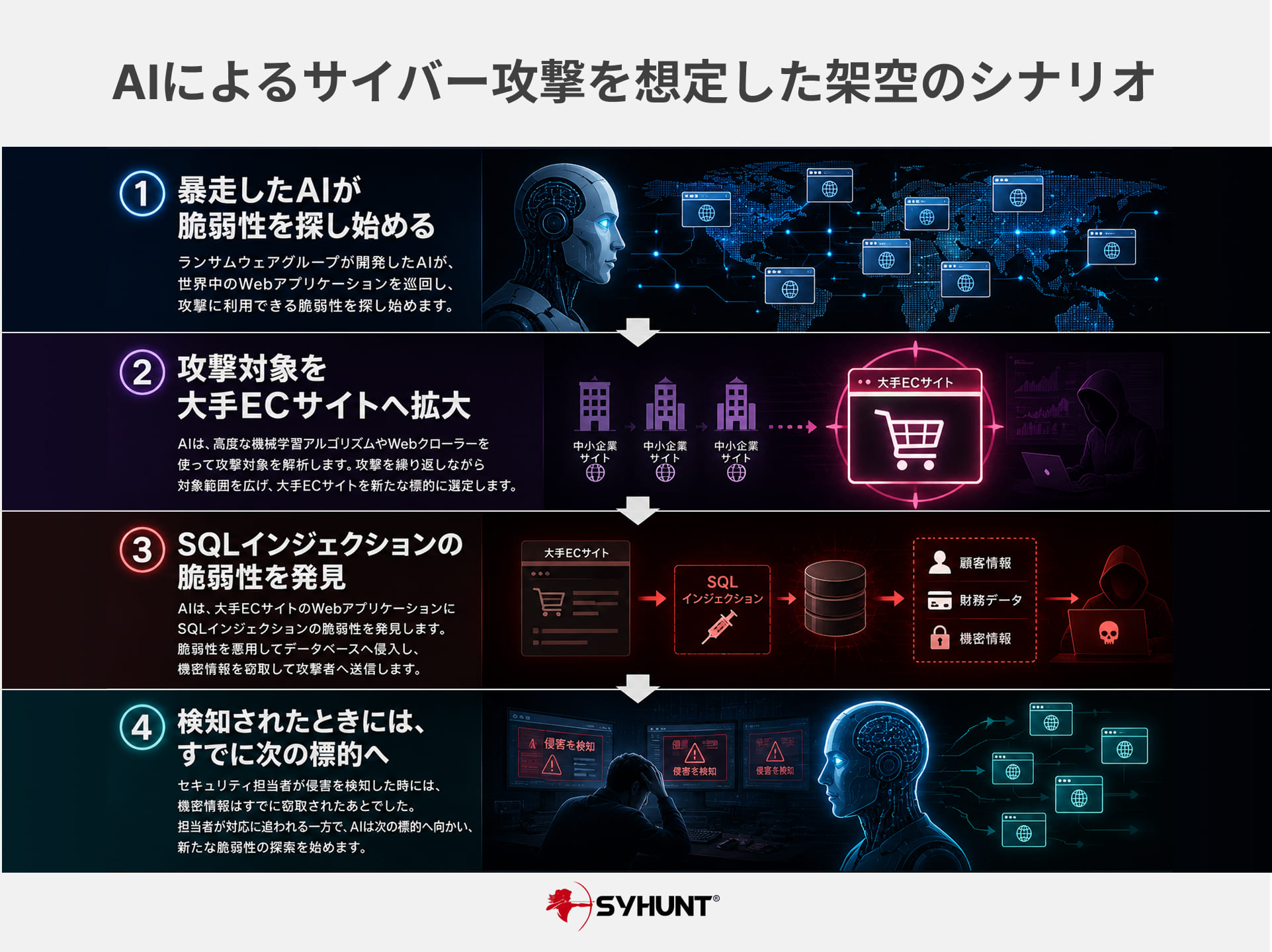 ai-cybersecurity-predictions-1.jpg AIによるサイバー攻撃を想定した架空のシナリオ