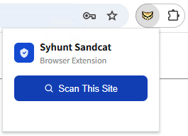 syhunt-sandcat-extension-manual-authentication2.png ブラウザの Syhunt Sandcat を開く